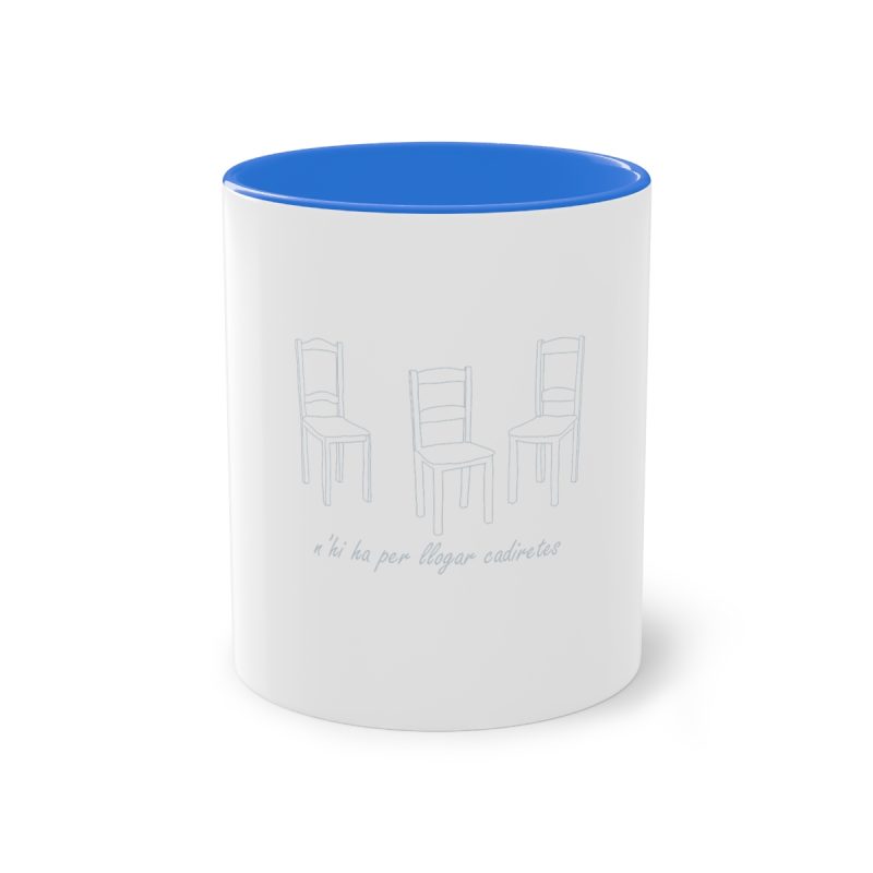 Taza bicolor - Azul Cambridge - Cadiretes