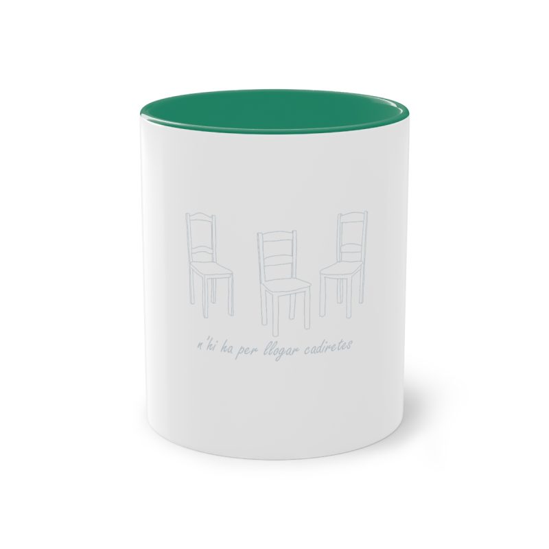 Taza bicolor - Verde oscuro - Cadiretes