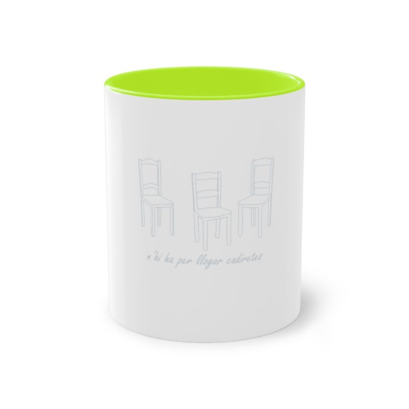 Taza bicolor - Verde claro - Cadiretes