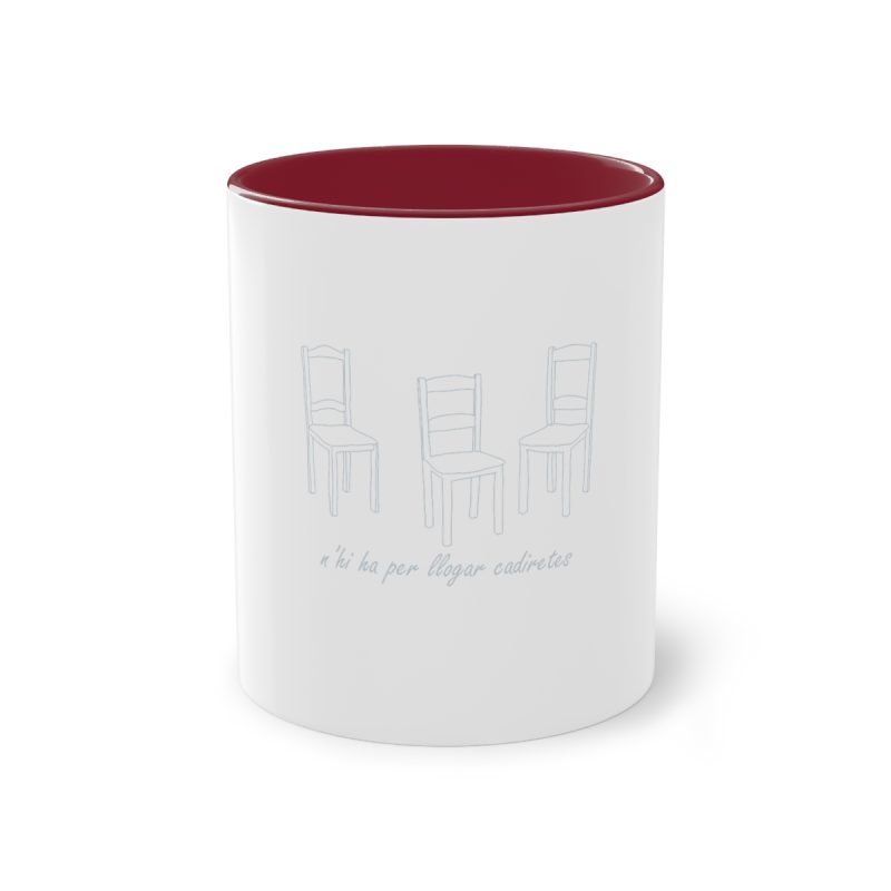 Taza bicolor - Granate - Cadiretes