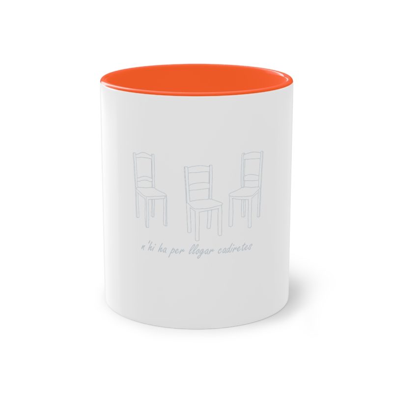 Taza bicolor - Naranja - Cadiretes