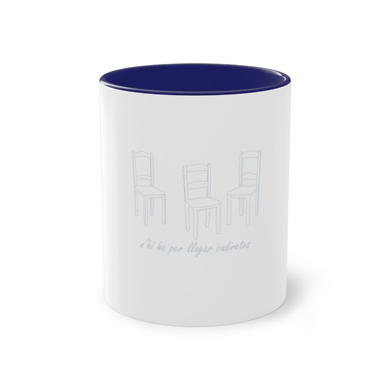 Taza bicolor - Azul oscuro - Cadiretes