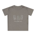 Camiseta de bebe - Gris jaspeado melange - Cadiretes