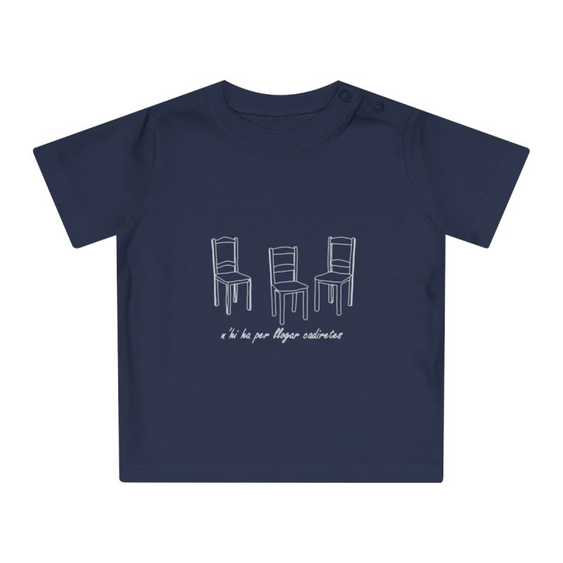 Camiseta de bebe - Azul marino nautico - Cadiretes