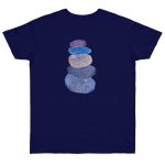 Camiseta punto liso - Azul marino intenso - Ses fites clares
