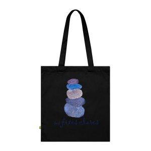 Bolsa de algodon organico - Negro - Ses fites clares