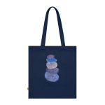 Bolsa de algodon organico - Azul marino frances - Ses fites clares