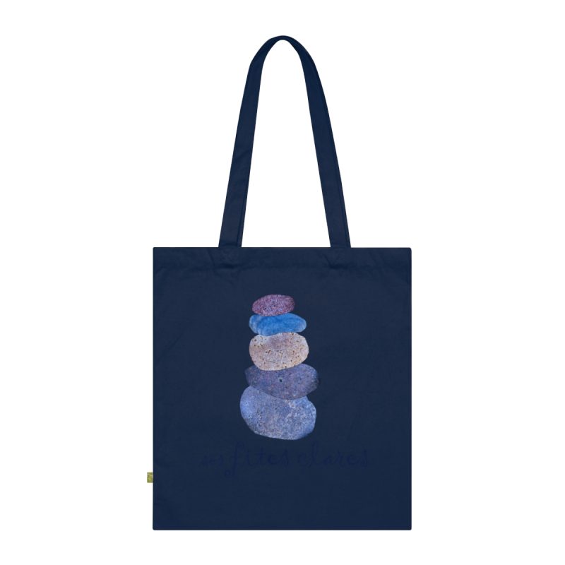 Bolsa de algodon organico - Azul marino frances - Ses fites clares
