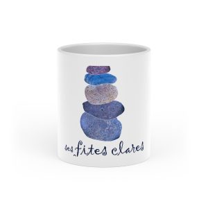 Taza con asa de corazon - Blanco - Ses fites clares