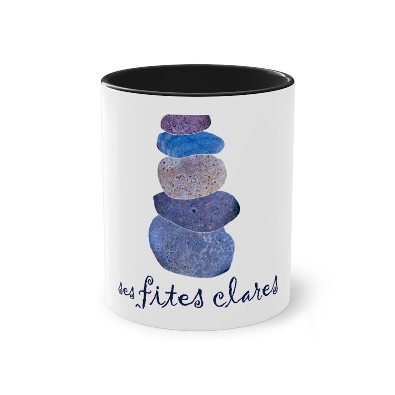 Taza bicolor - Negro - Ses fites clares Taza bicolor - Negro - Ses fites clares