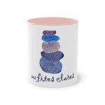 Taza bicolor - Rosa - Ses fites clares Taza bicolor - Rosa - Ses fites clares