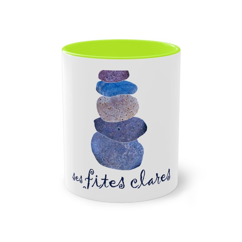 Taza bicolor - Verde claro - Ses fites clares