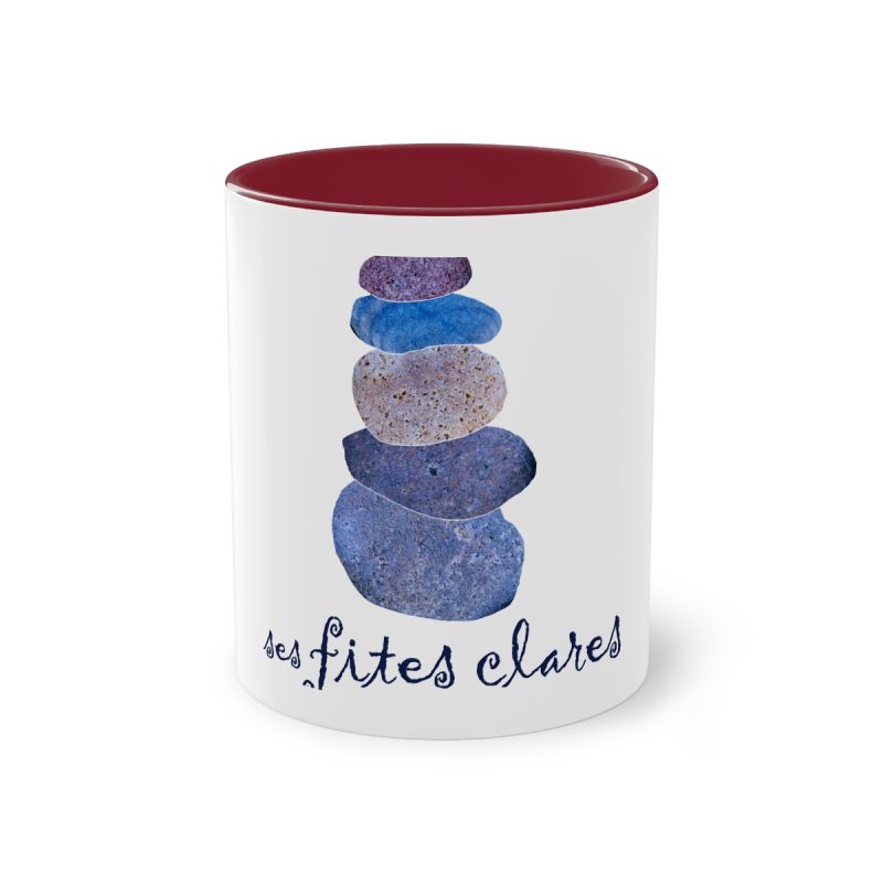 Taza bicolor - Granate - Ses fites clares