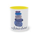 Taza bicolor - Amarillo - Ses fites clares Taza bicolor - Amarillo - Ses fites clares