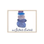 Poster con marco de madera - Marco de madera natural - Ses fites clares