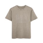 Camiseta oversize lavado acido - Caqui oscuro - Cadiretes