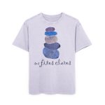 Camiseta oversize lavado acido - Lila suave - Ses fites clares