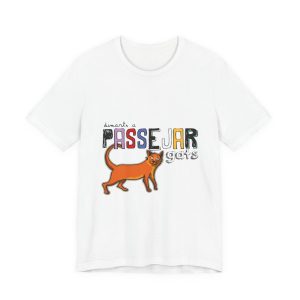 Camiseta jersey manga corta - Blanco - Dimarts a passejar gats
