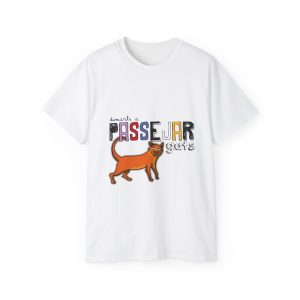 Camiseta ultra algodon - Blanco - Dimarts a passejar gats