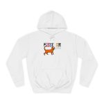 Sudadera universitaria - Blanco artico - Dimarts a passejar gats