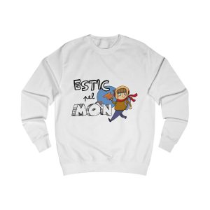 Sudadera clasica - Blanco artico - Camiseta «Estic pel món»