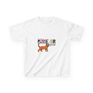 Camiseta infantil algodon grueso - Blanco - Dimarts a passejar gats