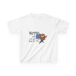 Camiseta infantil algodon grueso - Blanco - Camiseta «Estic pel món»