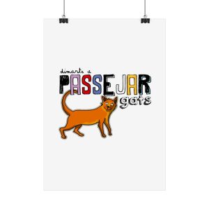 Poster - Dimarts a passejar gats