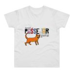 Camiseta hombre punto liso - Blanco - Dimarts a passejar gats Camiseta hombre punto liso - Blanco - Dimarts a passejar gats