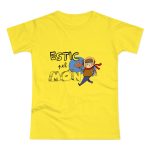Camiseta mujer punto liso - Amarillo solar - Camiseta «Estic pel món» Camiseta mujer punto liso - Amarillo solar - Camiseta «Estic pel món»