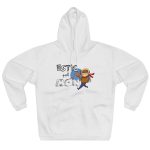 Sudadera con capucha cerrada - Blanco - Camiseta «Estic pel món»