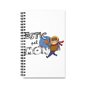 Cuaderno de espiral - Camiseta «Estic pel món»