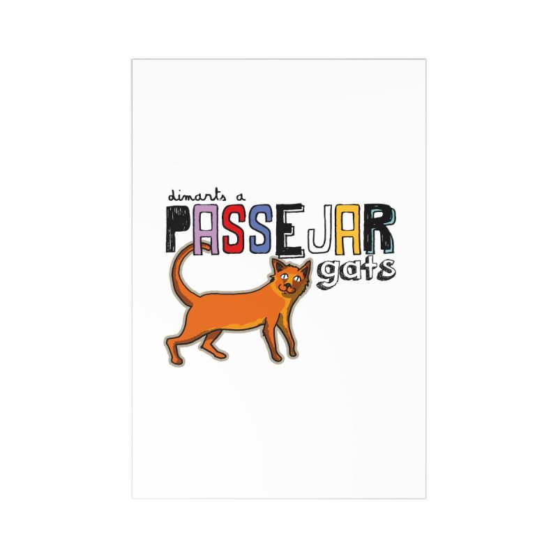 Postales (7 uds.) - Dimarts a passejar gats Postales (7 uds.) - Dimarts a passejar gats