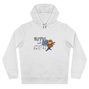 Sudadera con capucha King - Blanco - Camiseta «Estic pel món»