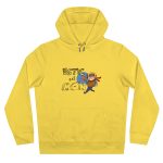 Sudadera con capucha King - Amarillo chispa - Camiseta «Estic pel món»