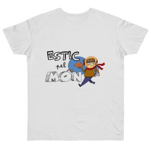 Camiseta punto liso - Blanco - Camiseta «Estic pel món»