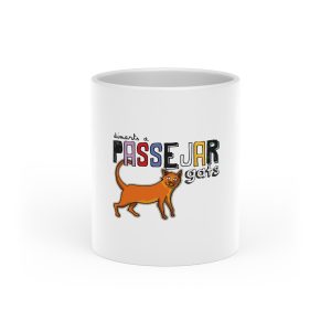Taza con asa de corazon - Blanco - Dimarts a passejar gats