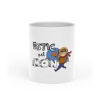 Taza con asa de corazon - Blanco - Camiseta «Estic pel món»