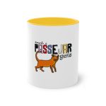 Taza bicolor - Amarillo dorado - Dimarts a passejar gats