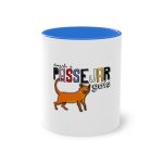 Taza bicolor - Azul Cambridge - Dimarts a passejar gats
