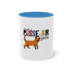 Taza bicolor - Azul claro - Dimarts a passejar gats