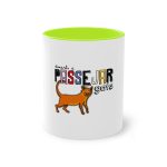 Taza bicolor - Verde claro - Dimarts a passejar gats