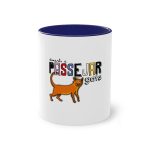 Taza bicolor - Azul oscuro - Dimarts a passejar gats