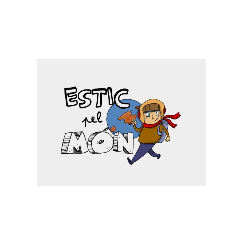 Panel de aluminio - Camiseta «Estic pel món» Panel de aluminio - Camiseta «Estic pel món»