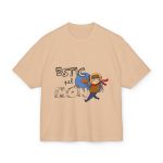 Camiseta box ultra gruesa - Beis - Camiseta «Estic pel món»