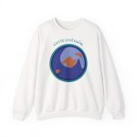 Sudadera cuello redondo - Blanco - Camiseta «Estic pel món redó»