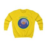 Sudadera infantil - Amarillo sol - Camiseta «Estic pel món redó»