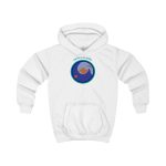 Sudadera con capucha infantil - Blanco artico - Camiseta «Estic pel món redó»