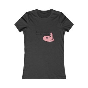 Camiseta mujer Favorite - Gris antracita jaspeado - Camiseta «Qui pets envia»