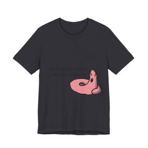 Camiseta jersey manga corta - Gris oscuro - Camiseta «Qui pets envia»
